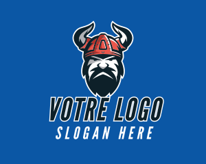 Helmet - Angry Viking Gaming logo design
