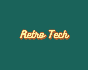 Cute Retro Cartoon Company logo design