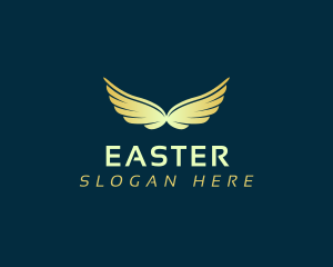 Clan - Golden Flying Wings logo design