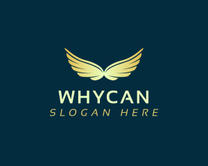 Clan - Golden Flying Wings logo design