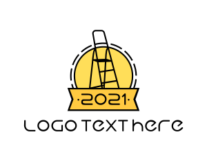 Ladder - Minimalist Ladder Banner logo design