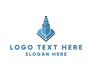 Hotel - Modern Property Tower logo design