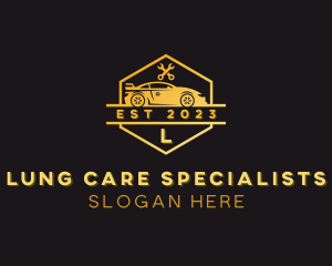 Car Wrench Mechanic logo design