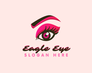 Beauty Eyelash Shadow logo design