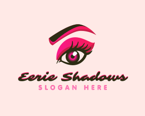 Beauty Eyelash Shadow logo design