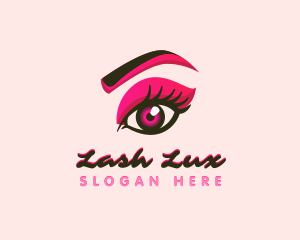 Mascara - Beauty Eyelash Shadow logo design