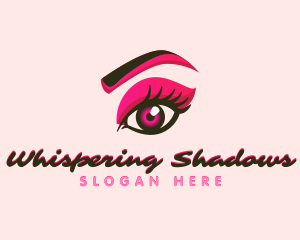 Beauty Eyelash Shadow logo design