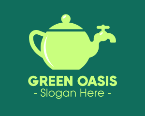 Green Teapot Tap logo design