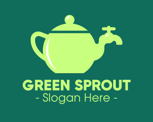 Green Teapot Tap logo design