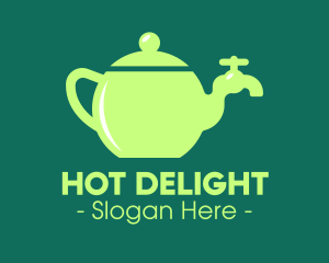 Green Teapot Tap logo design