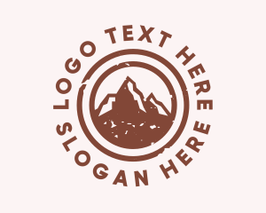 Circle Mountain Camping  logo design