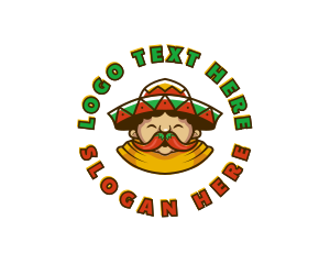 Hat - Chili Mexican Guy logo design