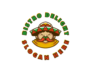 Chili Mexican Guy logo design