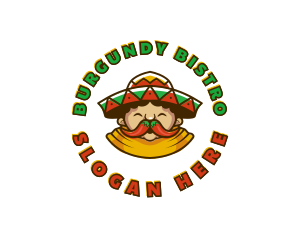 Chili Mexican Guy logo design