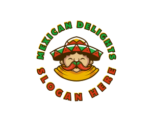 Chili Mexican Guy logo design