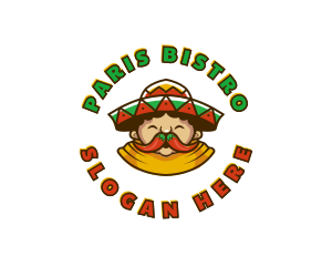 Chili Mexican Guy logo design