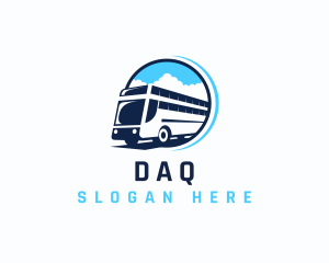 Bus Transportation Logistics Logo