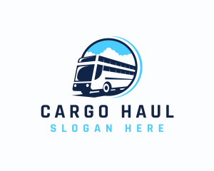 Bus Transportation Logistics logo design