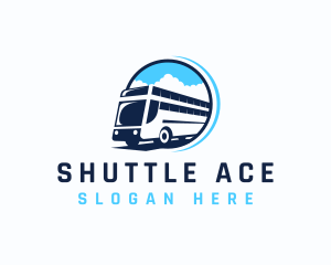 Bus Transportation Logistics logo design