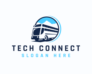 Liner - Bus Transportation Logistics logo design