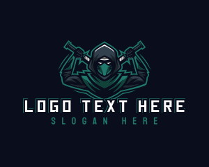 Shogun - Ninja Sword Gaming logo design