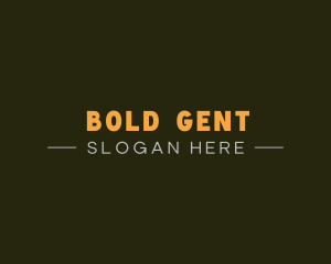 Generic Bold Company logo design