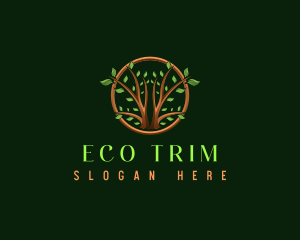 Tree Nature Eco logo design