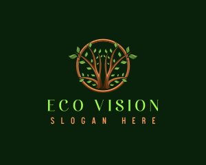 Tree Nature Eco logo design