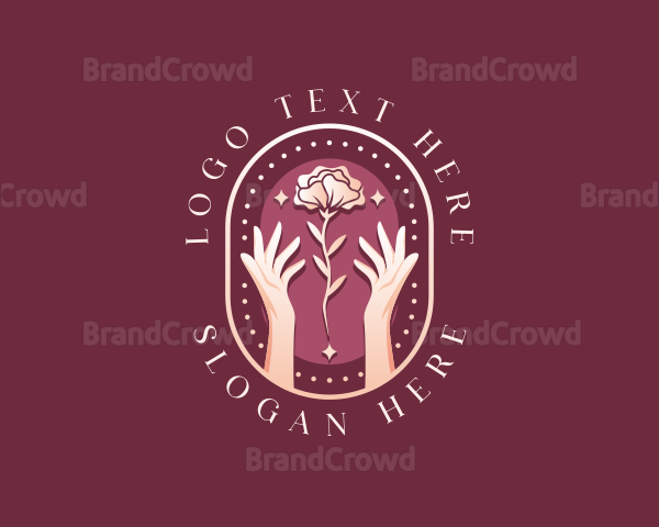 Beauty Floral Hand Logo