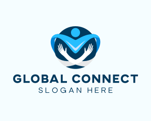 Humanitarian Globe Foundation logo design