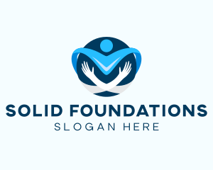 Humanitarian Globe Foundation logo design