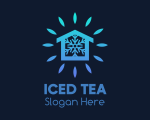 Winter Snow House logo design