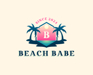 Ocean Beach Travel logo design