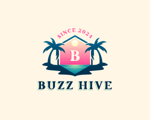 Ocean Beach Travel logo design