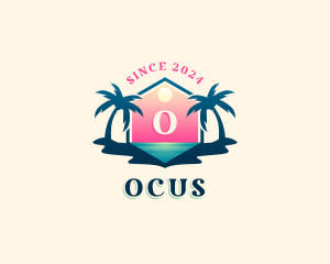 Ocean Beach Travel logo design