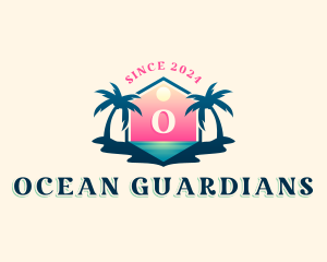 Ocean Beach Travel logo design