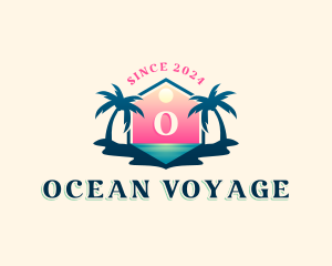 Ocean Beach Travel logo design