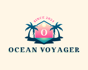 Ocean Beach Travel logo design