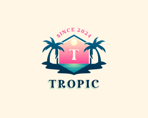 Ocean Beach Travel logo design