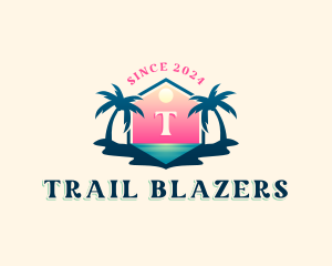 Ocean Beach Travel logo design