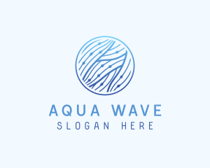 Science Club Biotech Waves logo design