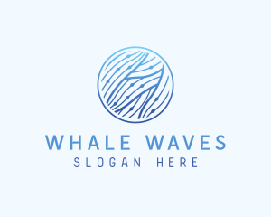 Science Club Biotech Waves logo design