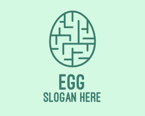 Green Egg Maze  logo design