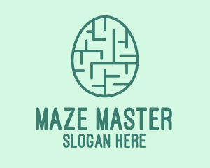 Green Egg Maze  logo design