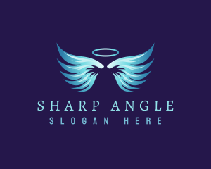 Angle - Spiritual Holy Wings logo design