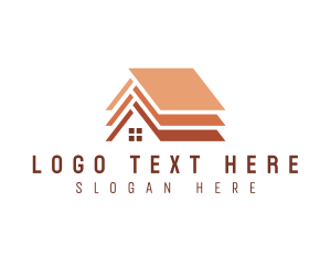 Roof Construction Builder Logo