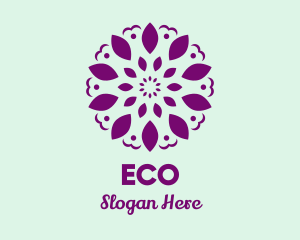 Floral Symbol Pattern Logo