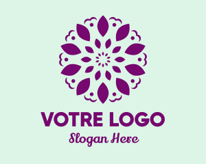 Floral Symbol Pattern Logo