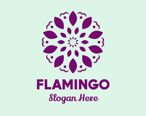 Floral Symbol Pattern logo design