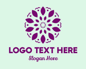 Floral Symbol Pattern Logo